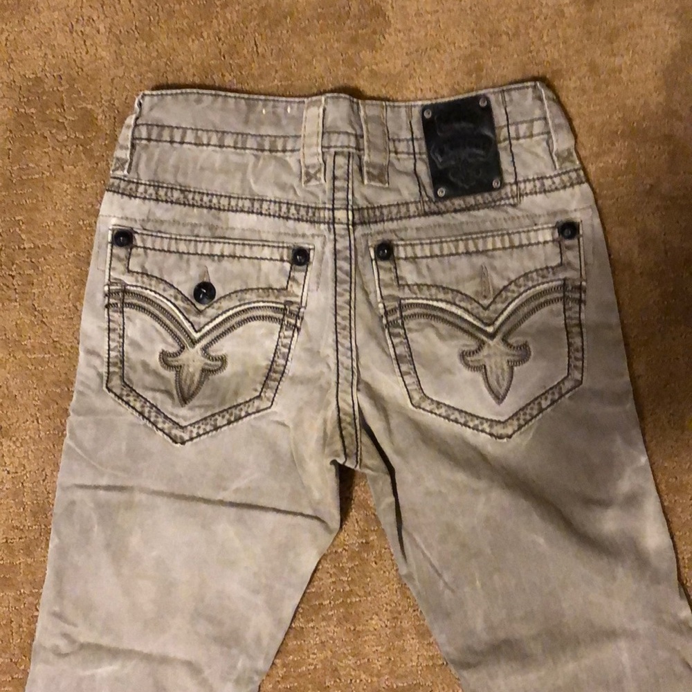 Khaki Rock Revival Jeans